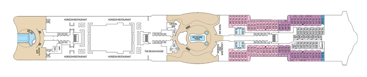 Deck 16 - Lido Deck